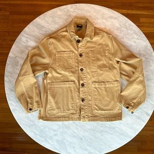 Kith Overdyed Canvas Willoughby Chore Jacket / Shacket; Oxford Tan; Medium
